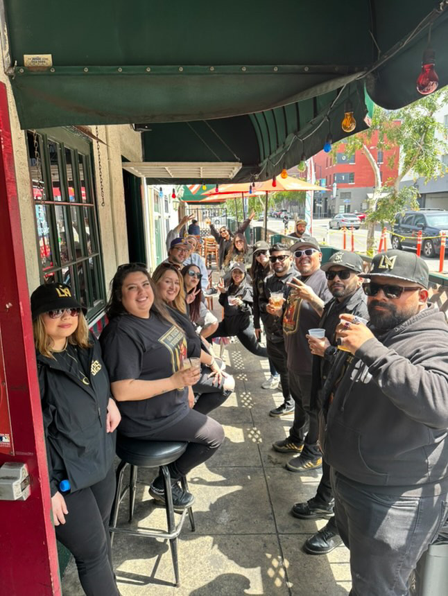 Pre-partying before the LAFC match in San Diego
